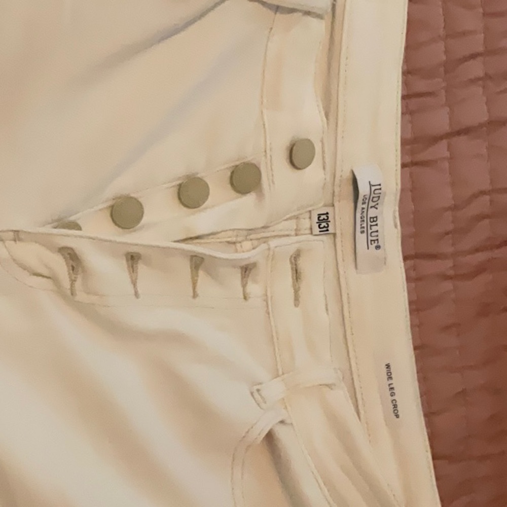 Judy Blue wide leg crop Jean